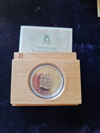 Monedas de 5000 peseta  plata 4 diferentes