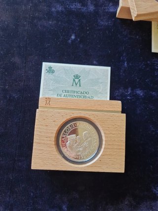 Monedas de 5000 peseta  plata 4 diferentes