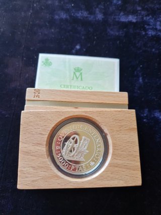 Monedas de 5000 peseta  plata 4 diferentes
