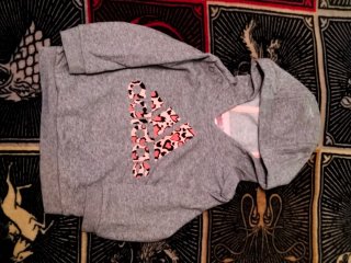 Sudadera Adidas Gris Niña 6 Mese nueva con capucha