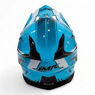 CASCO DE MOTOCROSS NIÑO IMR EVOLUTION YM AZUL