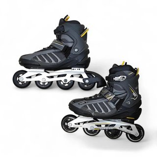 PATINES EN LINEA  OXELO 80 MM TALLA 43 + RODILLERAS Y CODERAS