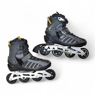 PATINES EN LINEA  OXELO 80 MM TALLA 43 + RODILLERAS Y CODERAS