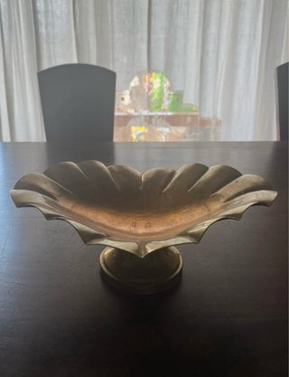 Centrotavola Svuotatasche Vintage in Ottone
