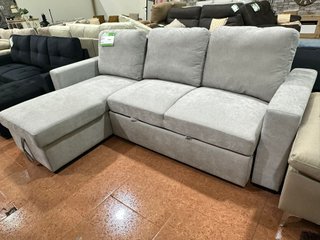 Sofá Cama Chaise Longue Gris 234cm
