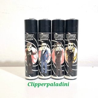 Accendini Clipper Ricaricabili Set 4pz