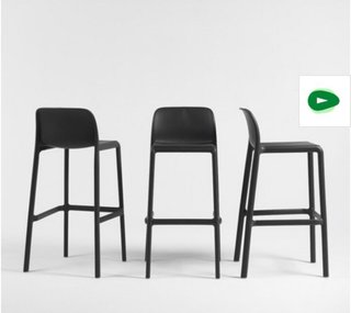 Taburete Nardi Nero