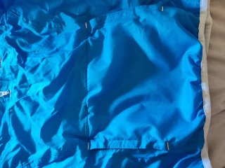 Chubasquero infantil azul