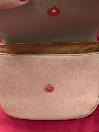 Borsa tracolla Thun ecopelle beige floreale