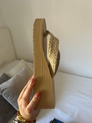 Sandalias de verano beige