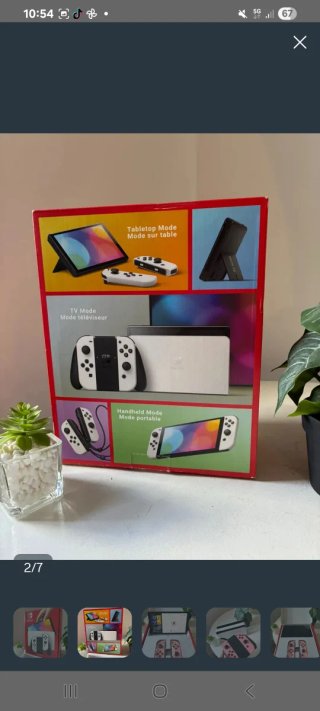 Nintendo Switch OLED con accesorios