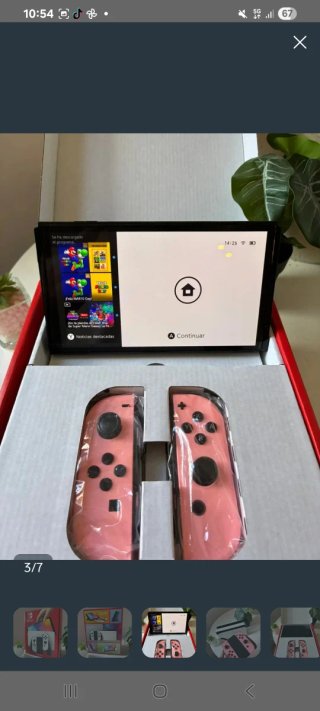Nintendo Switch OLED con accesorios