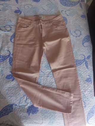 Pantalón vaquero rosa KIRA talla 44