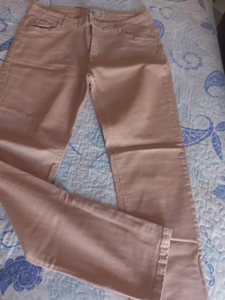 Pantalón vaquero rosa KIRA talla 44