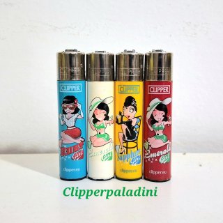 Accendini Clipper Set 4 Pezzi