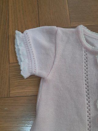Vestido bebé niña 6 meses rosa