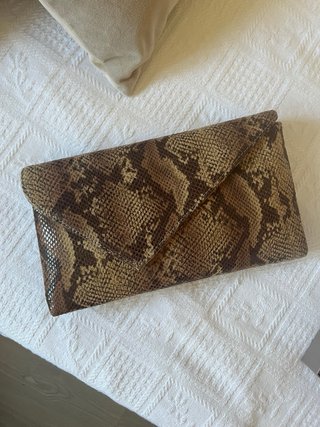 Conjunto Bolso y Zapatos Tacón Serpiente
