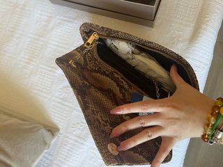Conjunto Bolso y Zapatos Tacón Serpiente