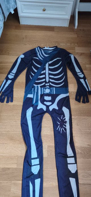 Disfraz esqueleto hombre talla M