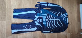 Disfraz esqueleto hombre talla M