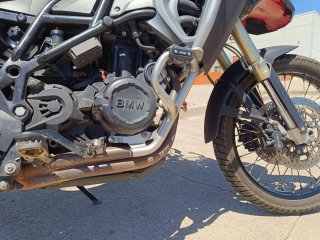 BMW F800GS Roja y Plata