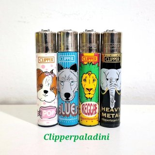 Set 4 Accendini Clipper Animali Israel