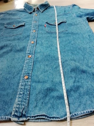 Vintage Camicia Denim Levi's Tg L