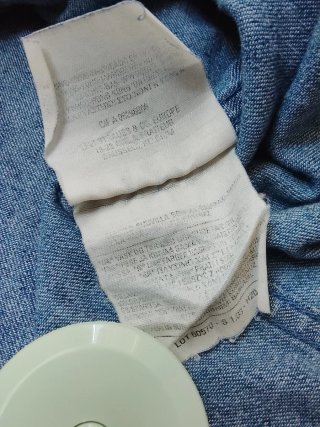 Vintage Camicia Denim Levi's Tg L