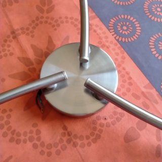 Lámpara de salón cromada diseño moderno y elegante