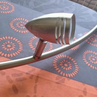 Lámpara de salón cromada diseño moderno y elegante