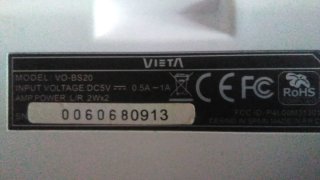 Altavoz Portátil Vieta Blanco