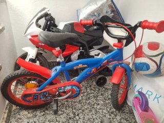 Bicicleta Spiderman 14 blu