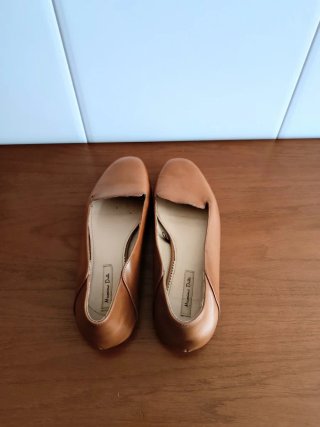 Zapatos planos Massimo Dutti marrones