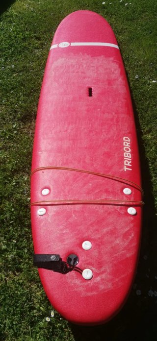 Tabla de surf con funda