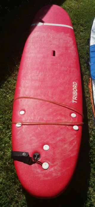 Tabla de surf con funda