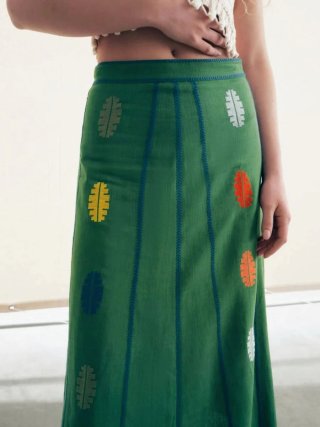 Falda boho bordados Zara, S