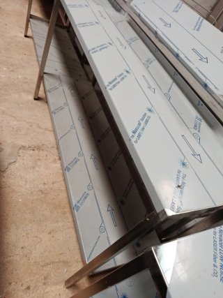 MESA TRABAJO ACERO 1.5M MIRA MI PERFIL