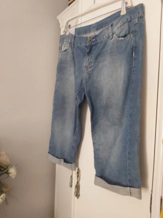 Bermudas vaqueras azules
