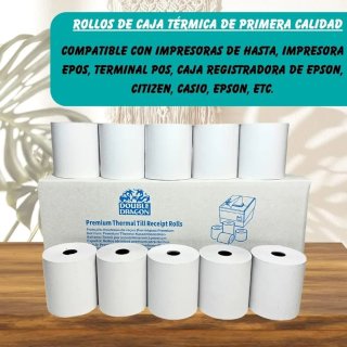 Rollos de Papel Térmico Premium Double Dragon