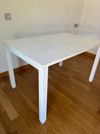 Mesa blanca 120x80 cm