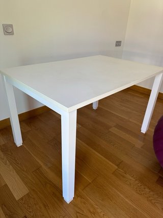 Mesa blanca 120x80 cm