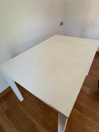 Mesa blanca 120x80 cm