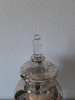 Figura Decorativa Zara Home Cristal Plateado