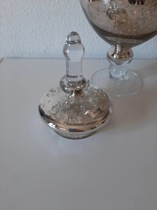 Figura Decorativa Zara Home Cristal Plateado