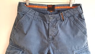 Superdry Pantalón Corto Cargo Azul