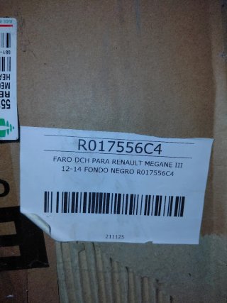 Faro Delantero Derecho Renault Megane 3