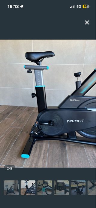 Bicicleta Estática Cecotec Drumfit