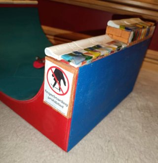 Blackriver Fingerboard Half-pipe Winklers 80s