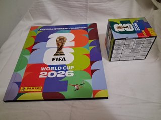 Album cartonato + Box 50 bustine World Cup 2026
