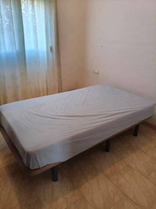 Canapé 105 cm beige/gris